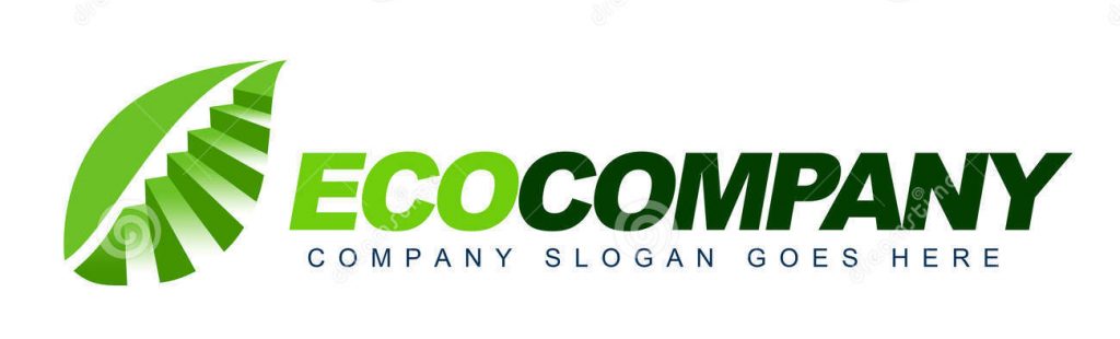 Eco company logo template